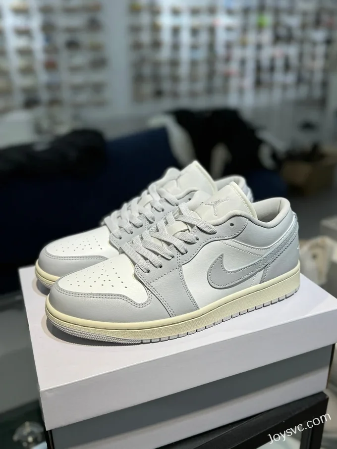 Air Jordan 1 Low DC0774-103 White Grey Top Quality