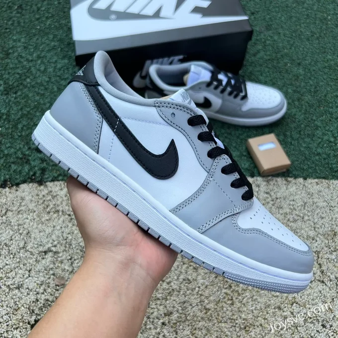 Air Jordan 1 Low CZ0790-110 White Grey Black Hook DT Version