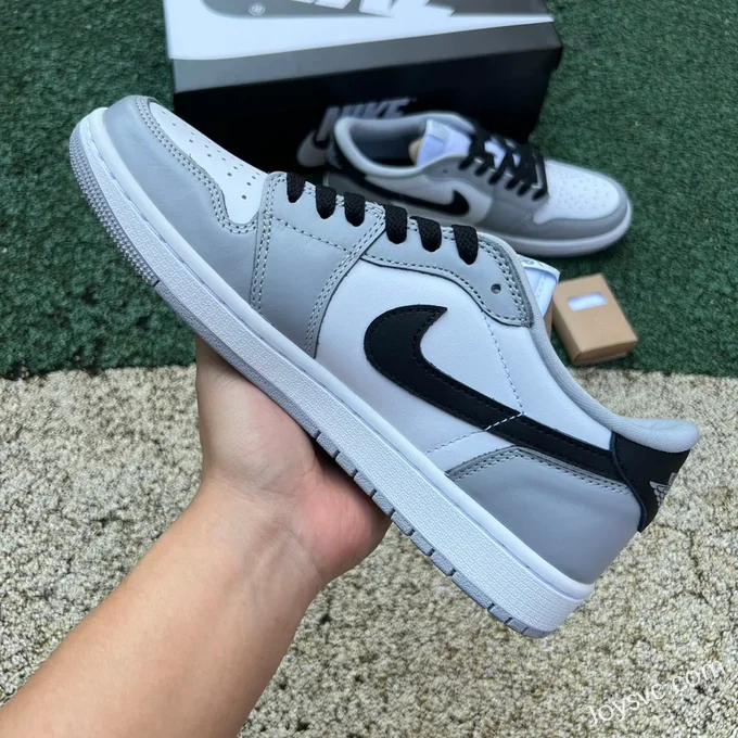 Air Jordan 1 Low CZ0790-110 White Grey Black Hook DT Version