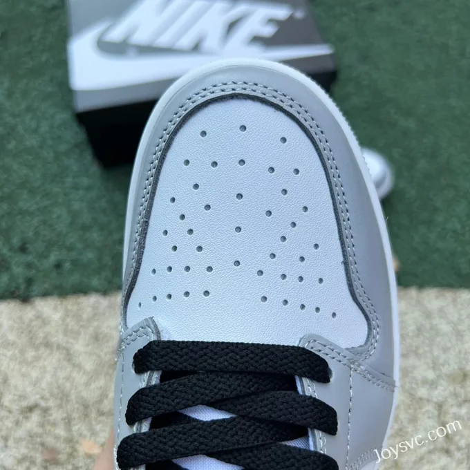 Air Jordan 1 Low CZ0790-110 White Grey Black Hook DT Version