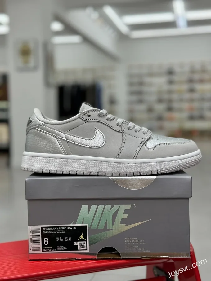 Air Jordan 1 Low CZ0790-002 Silver Grey