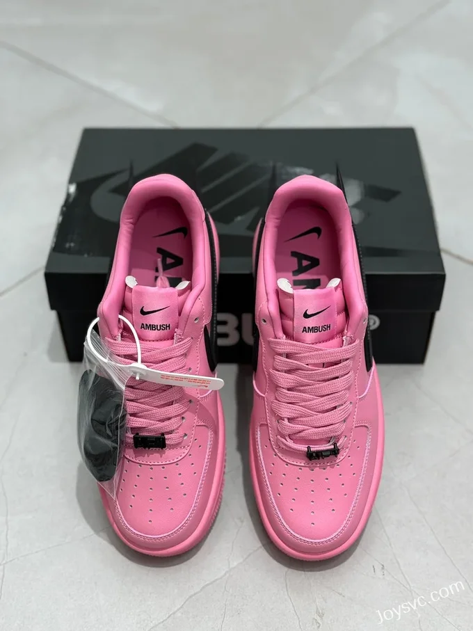 AMBUSH x Nike Air Force 1 Pink Retro Basketball Shoes DV3464-601