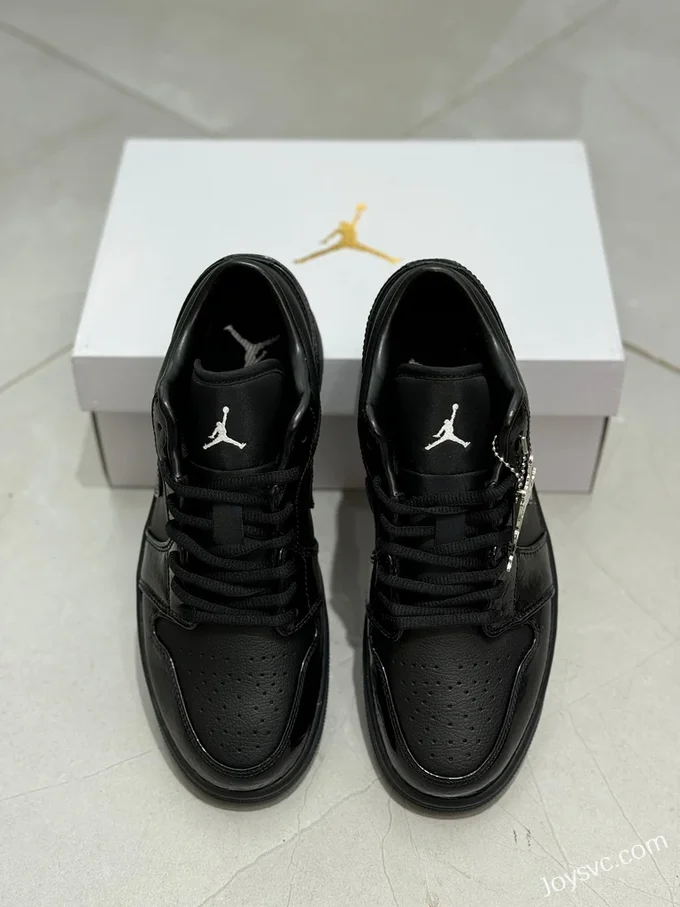 Air Jordan 1 Low Black Patent HJ7743-010