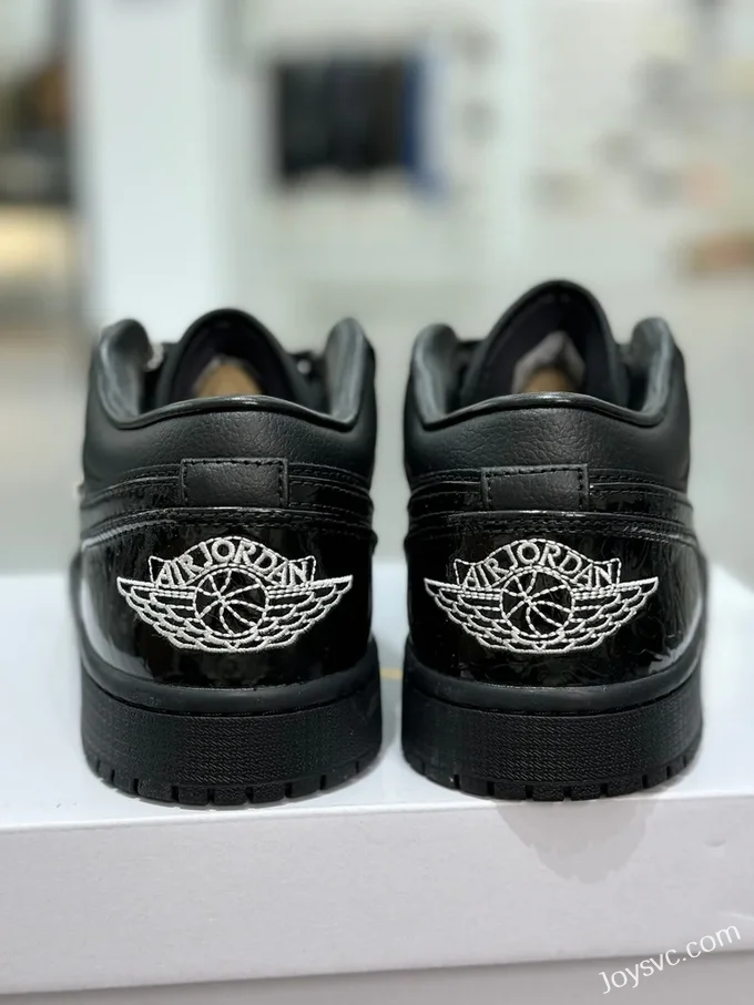 Air Jordan 1 Low Black Patent HJ7743-010