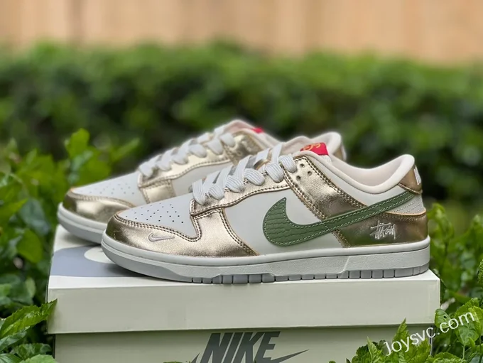 Nike Dunk Low White Gold Green XH0923-343