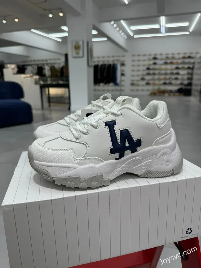 MLB BigBall Chunky Dad Shoes White LA