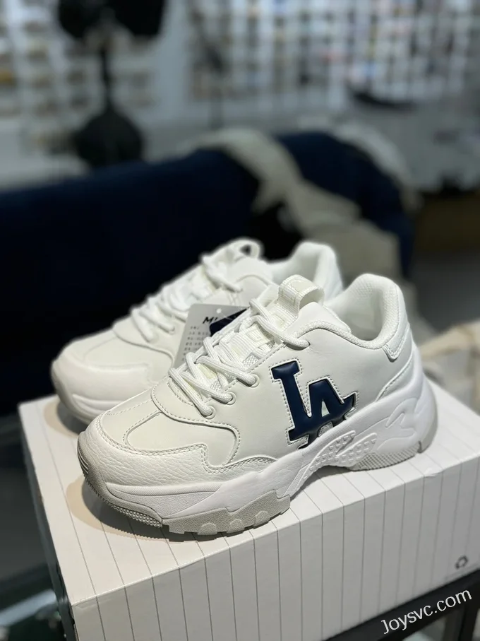 MLB BigBall Chunky Dad Shoes White LA