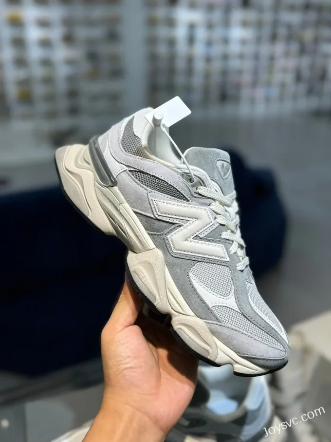 New Balance 9060 Grey White Retro Running Shoes U9060EEE