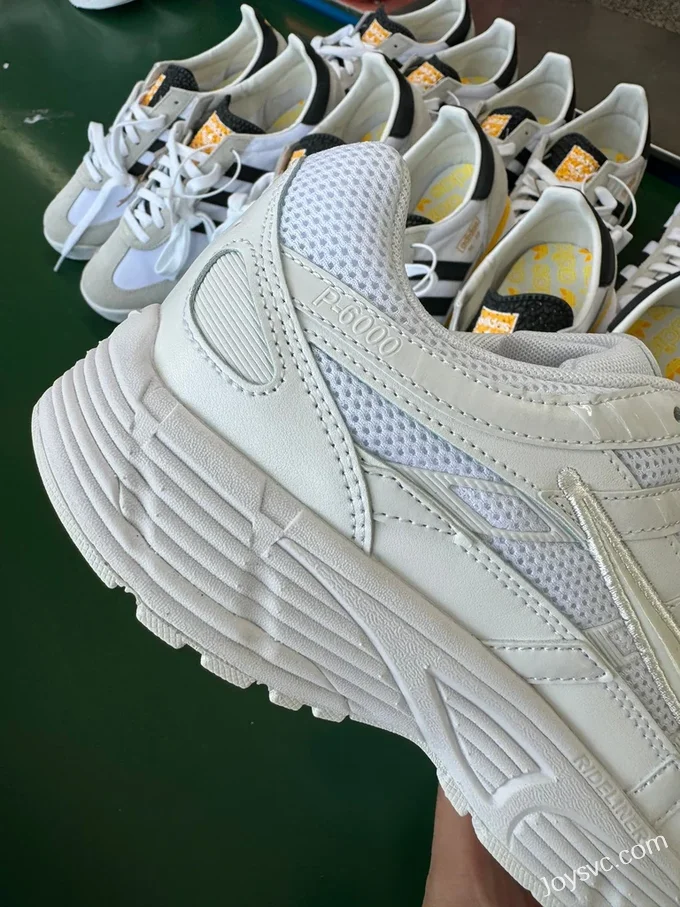 Nike P-6000 All White Retro Running Shoes