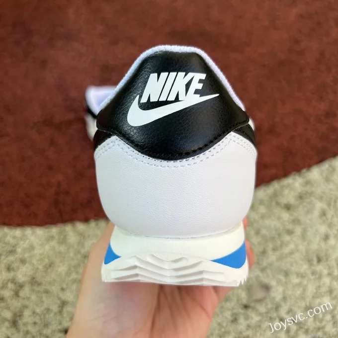 Nike Cortez White Black Blue Classic Sneakers DM4044-100