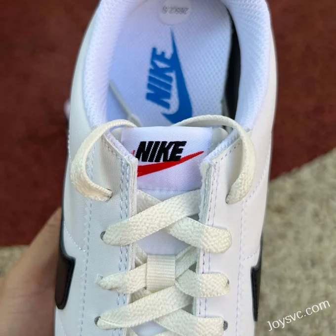 Nike Cortez White Black Blue Classic Sneakers DM4044-100