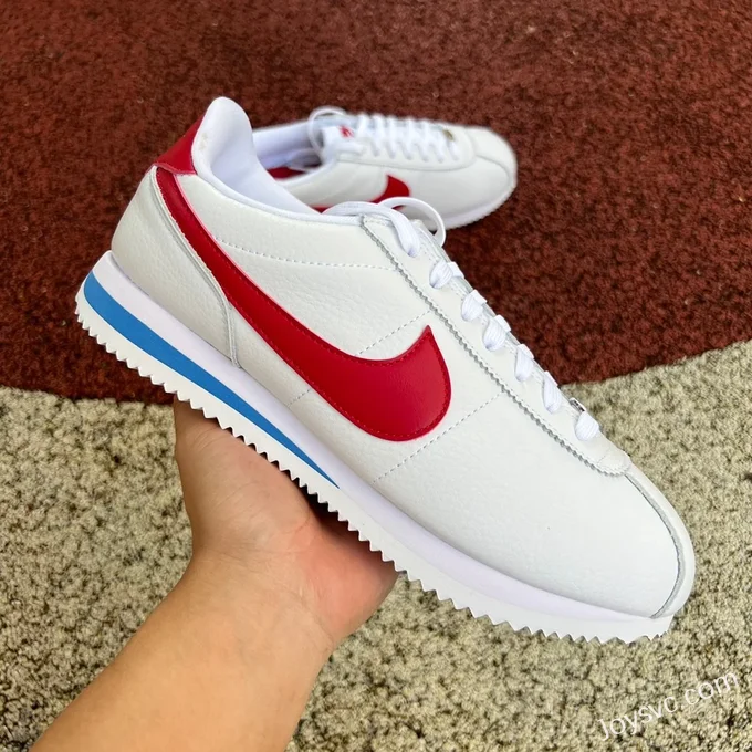 Nike Cortez White Red Classic Sneakers FZ1347-100