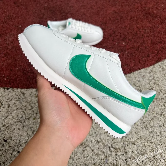 Nike Cortez White Green Classic Sneakers DM4044-104