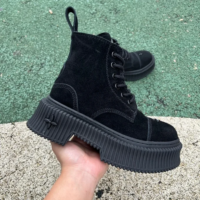 SMFK High Top Black Sneakers