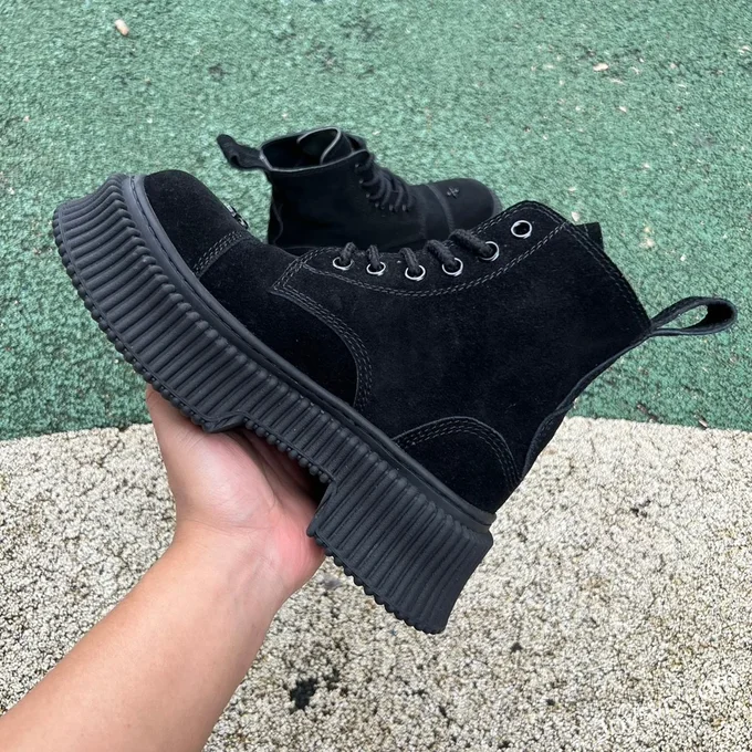 SMFK High Top Black Sneakers