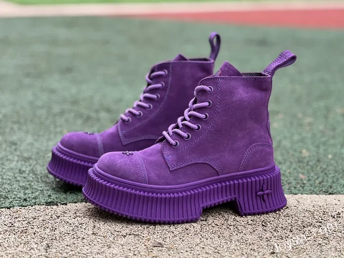 SMFK High Top Purple Sneakers