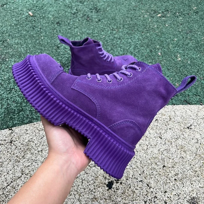 SMFK High Top Purple Sneakers