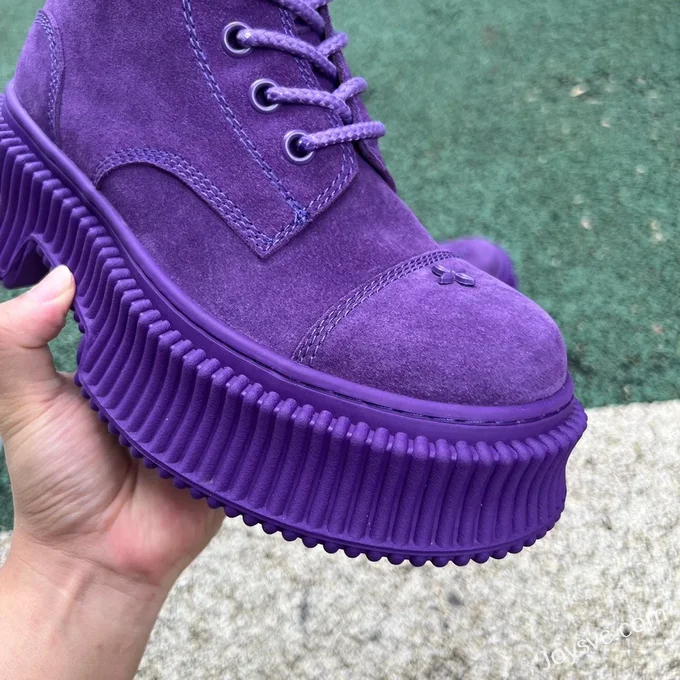 SMFK High Top Purple Sneakers