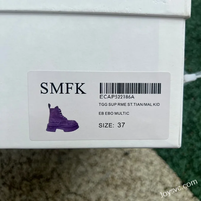 SMFK High Top Purple Sneakers