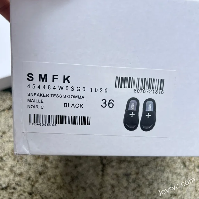 SMFK Black Fur Sandals