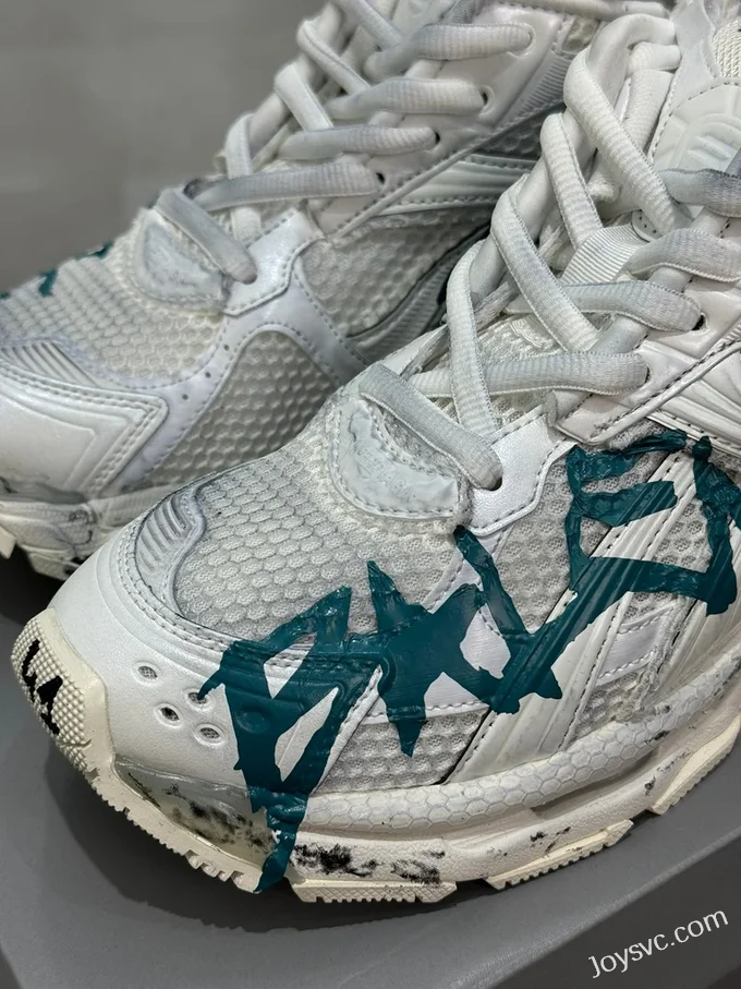 Balenciaga Paris 7.0 Runner Graffiti Green Sneakers