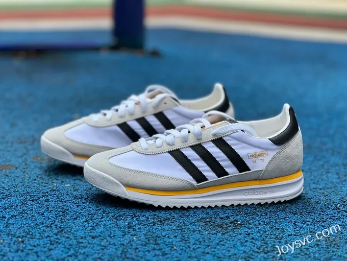 Adidas SL 72 White Grey Black Yellow Retro Sneakers IH4823