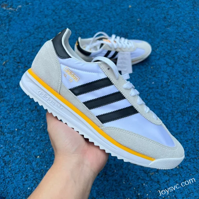 Adidas SL 72 White Grey Black Yellow Retro Sneakers IH4823