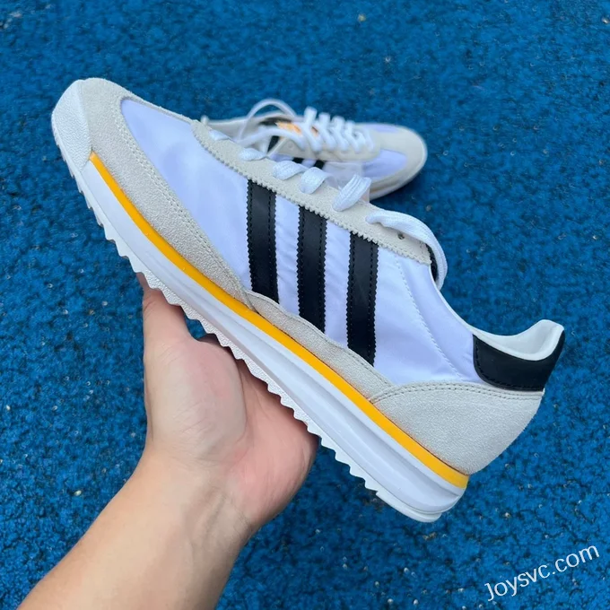 Adidas SL 72 White Grey Black Yellow Retro Sneakers IH4823