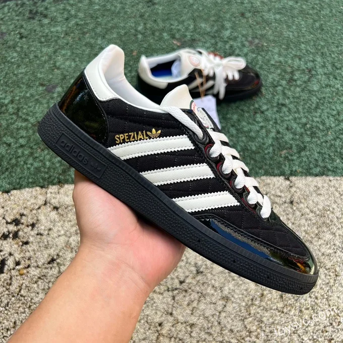 Adidas Handball Spezial Black White Retro Sneakers JP5669