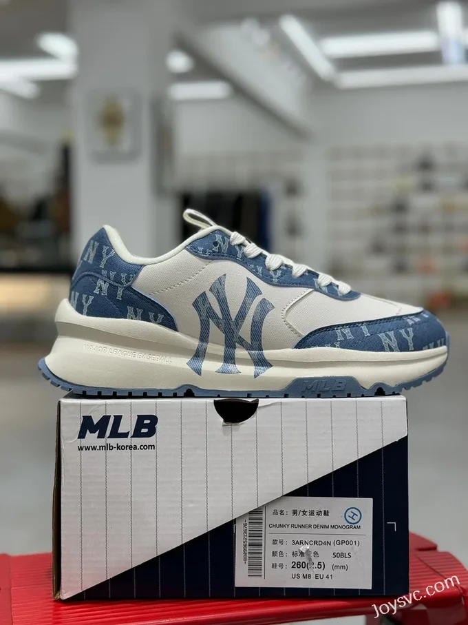 MLB Chunky Runner Denim Blue White 3ARNCRD4N GP001