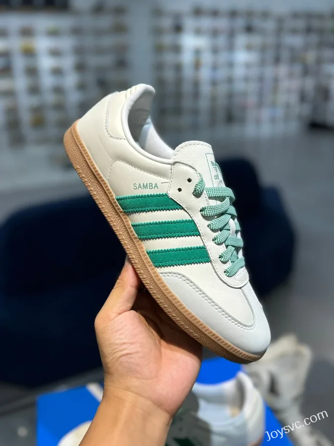 Adidas Originals Samba White Green JI3906