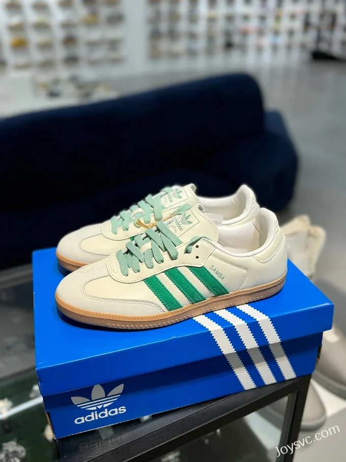 Adidas Originals Samba White Green JI3906