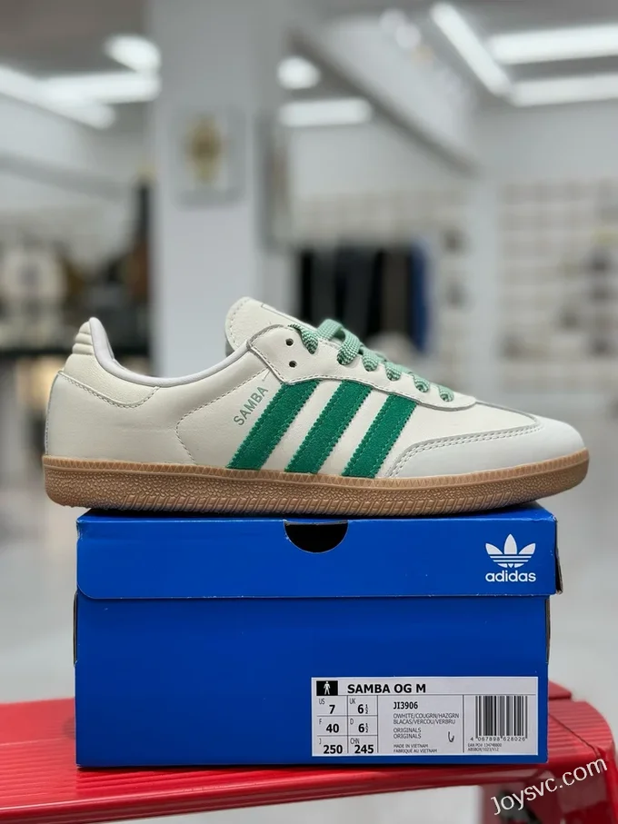 Adidas Originals Samba White Green JI3906