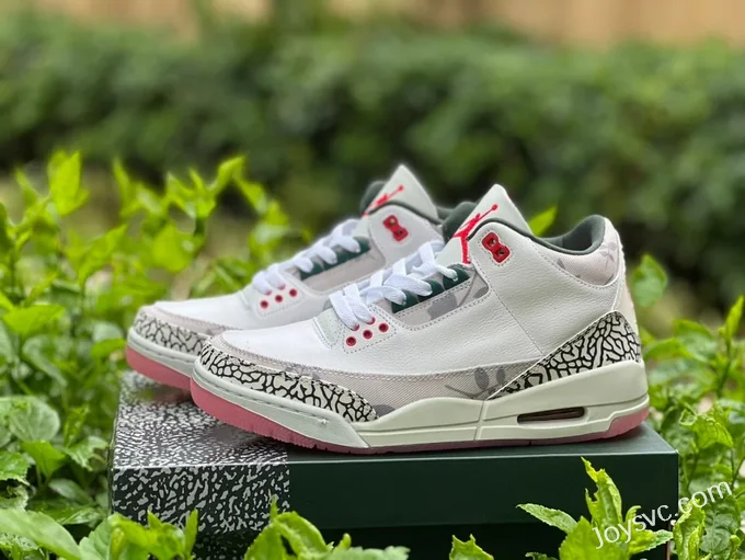 Air Jordan 3 Retro Wings HM6993-100 Beige Grey Pink