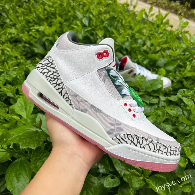 Air Jordan 3 Retro Wings HM6993-100 Beige Grey Pink