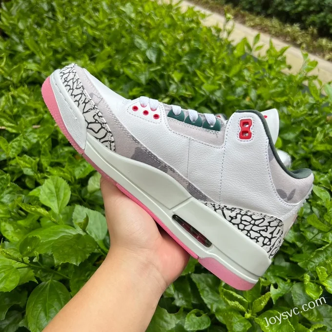 Air Jordan 3 Retro Wings HM6993-100 Beige Grey Pink