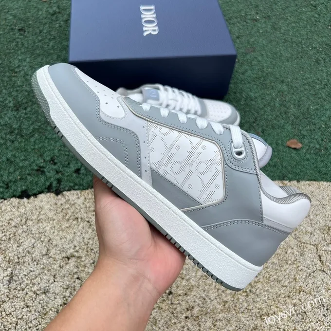 DIOR B27 Low Top White Grey Sneakers