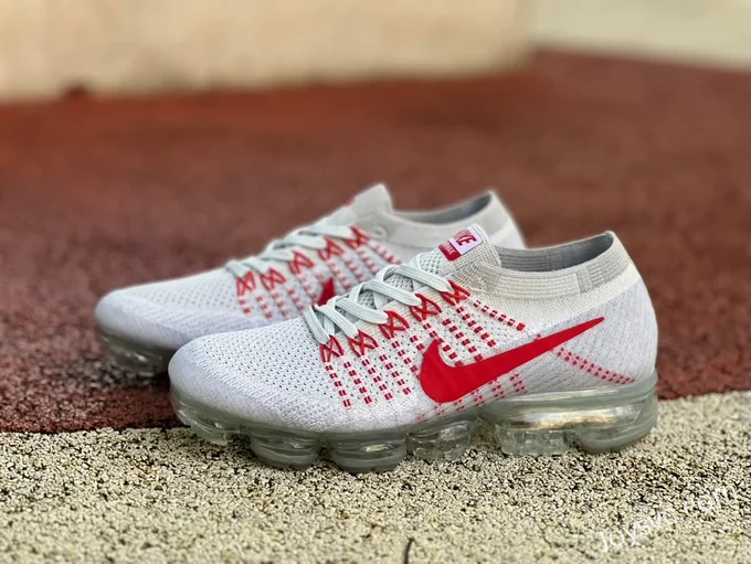 Nike Air VaporMax FK White Red Casual Shoes 849558-006