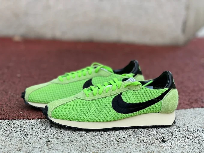 Nike Stussy x Roshe Run Green Black Running Shoes FQ5369-300