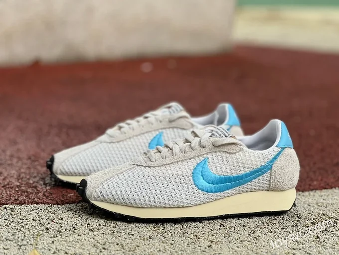 Nike Stussy x Roshe Run Beige Blue Running Shoes FQ5369-001