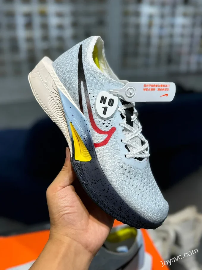 Nike ZoomX Vaporfly Next%3 White Gold Red Running Shoes HJ9079-100