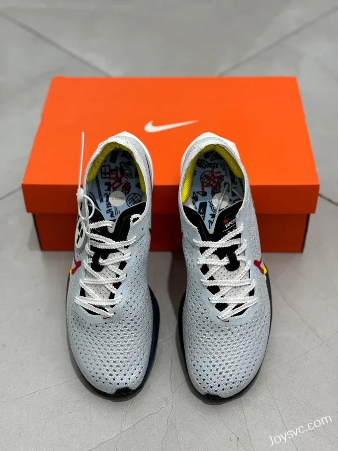 Nike ZoomX Vaporfly Next%3 White Gold Red Running Shoes HJ9079-100