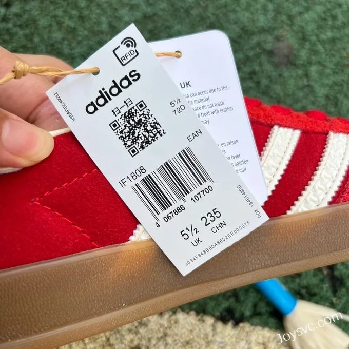 Adidas Gazelle Red White Retro Sneakers IF1808