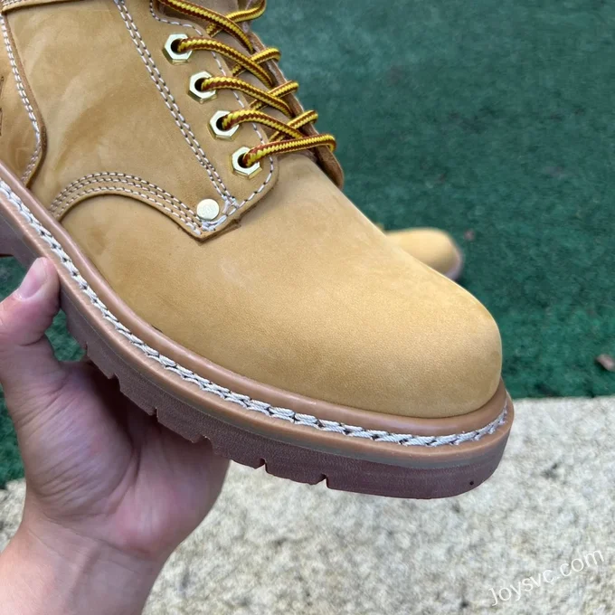 Caterpillar Crystal Sole Wheat Yellow Boots - Outdoor Work Boots