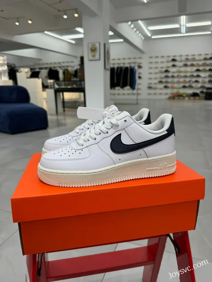 Nike Air Force 1 White Black Obsidian FZ6768-100