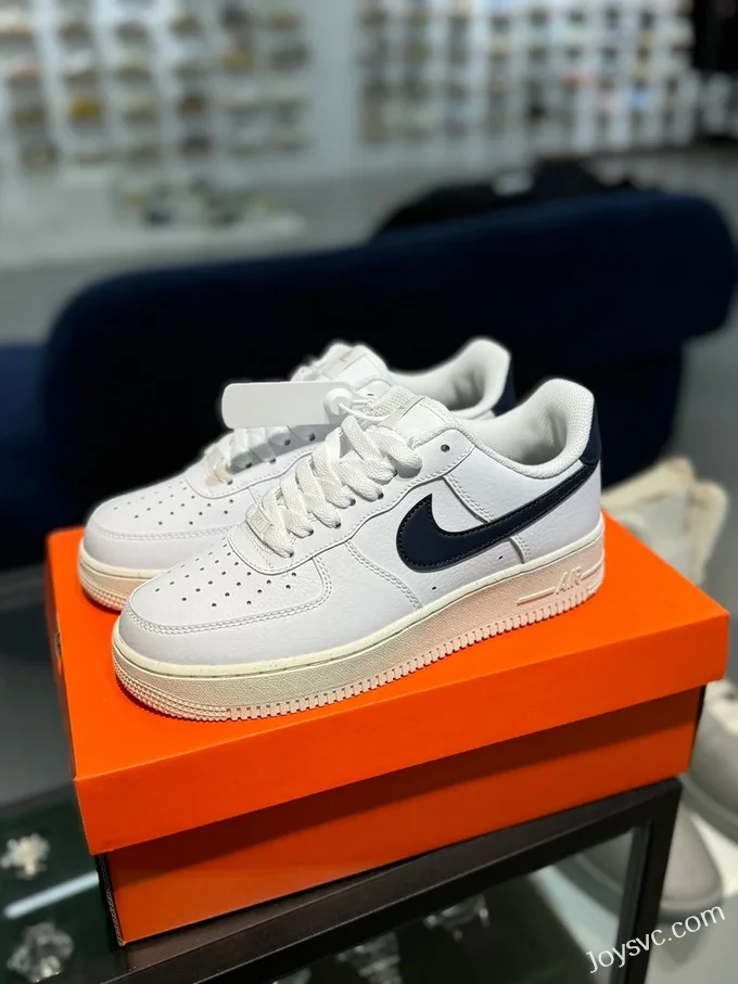 Nike Air Force 1 White Black Obsidian FZ6768-100