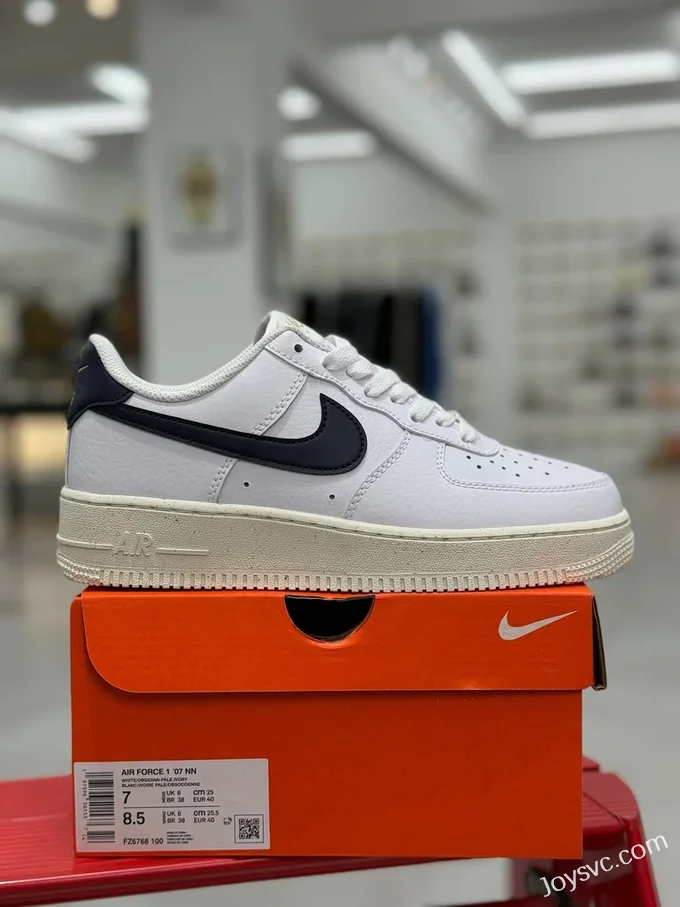 Nike Air Force 1 White Black Obsidian FZ6768-100