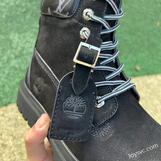 Timberland x LOUIS VUITTON High-Top Boots in Black