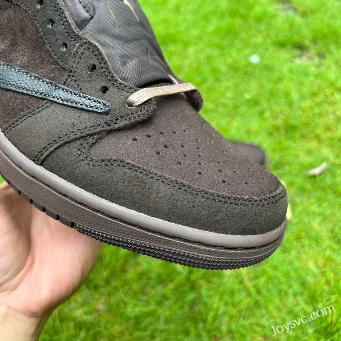 Travis Scott x Air Jordan 1 Low DM7866-202 Black Brown 2.0 T1 Version