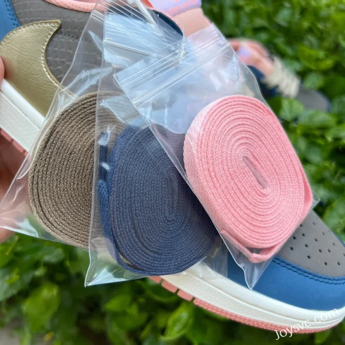 Travis Scott x Air Jordan 1 Low DM7866-669 Grey Blue Pink Wukong Reverse Swoosh